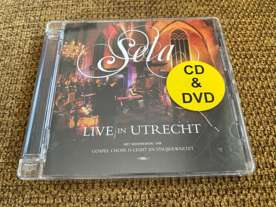 Sela - Live in Utrecht cd/dvd-box, Gospel, Inclusief DVD, Piano, Ophalen of Verzenden