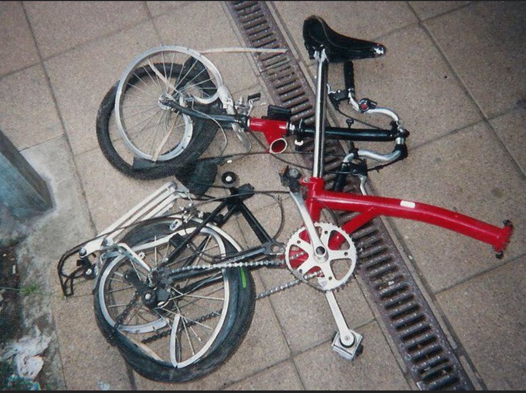 Gevraagd: KAPOTTE Brompton: frame, opknapper, onderdelen, Ophalen, Gebruikt, Brompton, 16 tot 18 inch