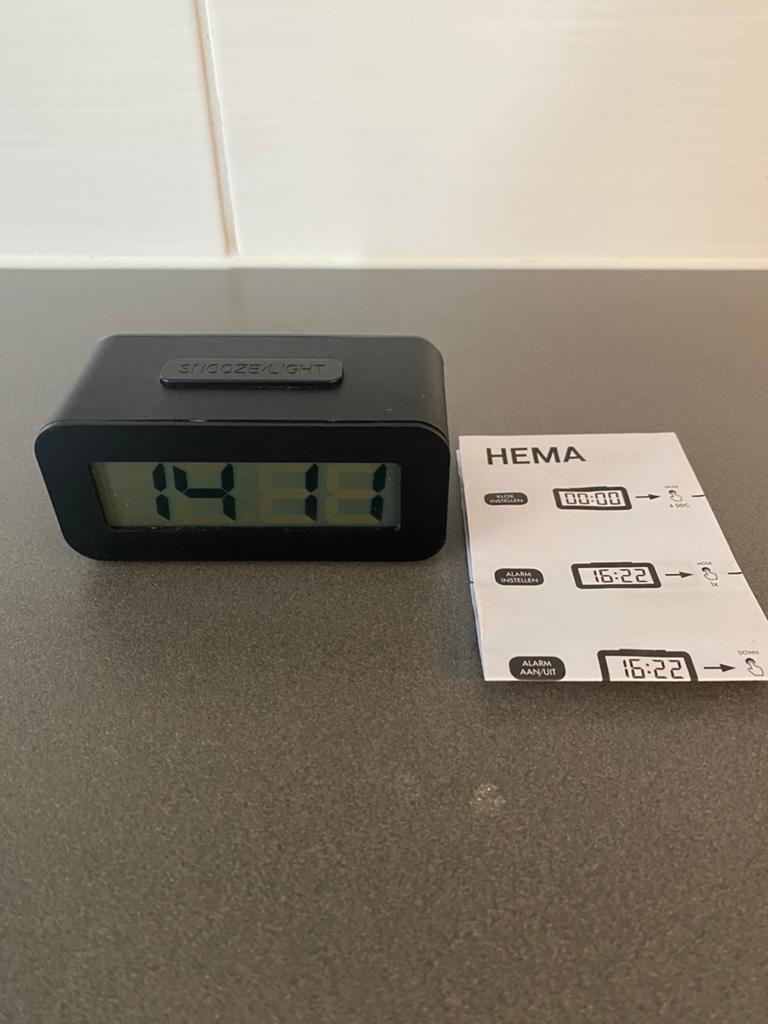 Hema wekker, Ophalen, Zo goed als nieuw, Digitaal