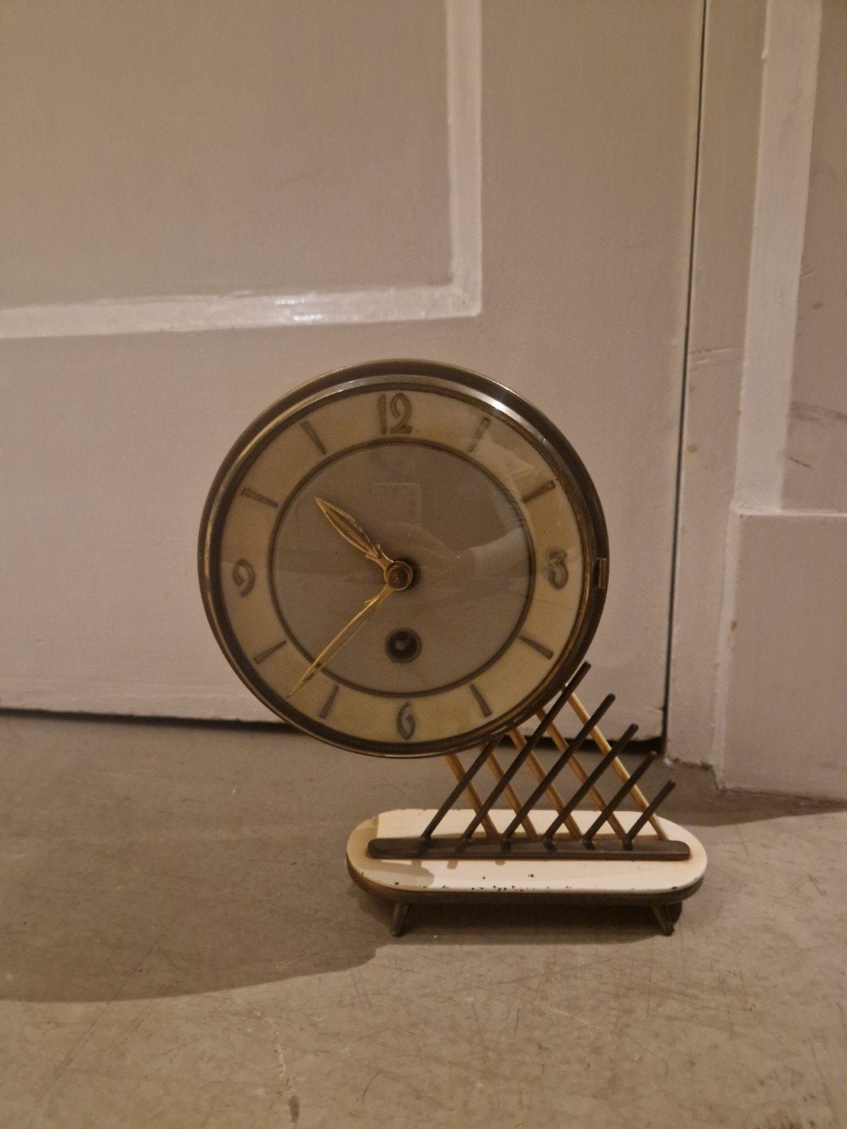 Vintage tafelklokje - Jaren '50 design, Ophalen of Verzenden
