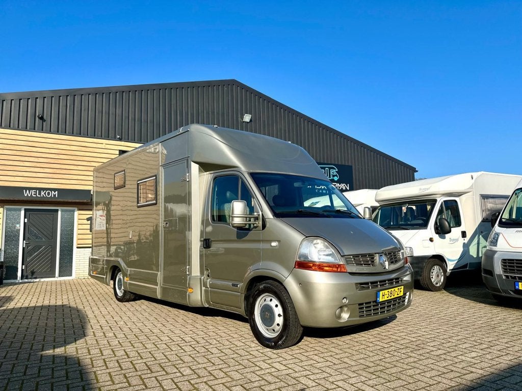 Renault Master 120 DCI Motorsport Automaat 2009, Caravans en Kamperen, Campers, Standaard zit, Dakluik, 6 tot 7 meter, Bedrijf