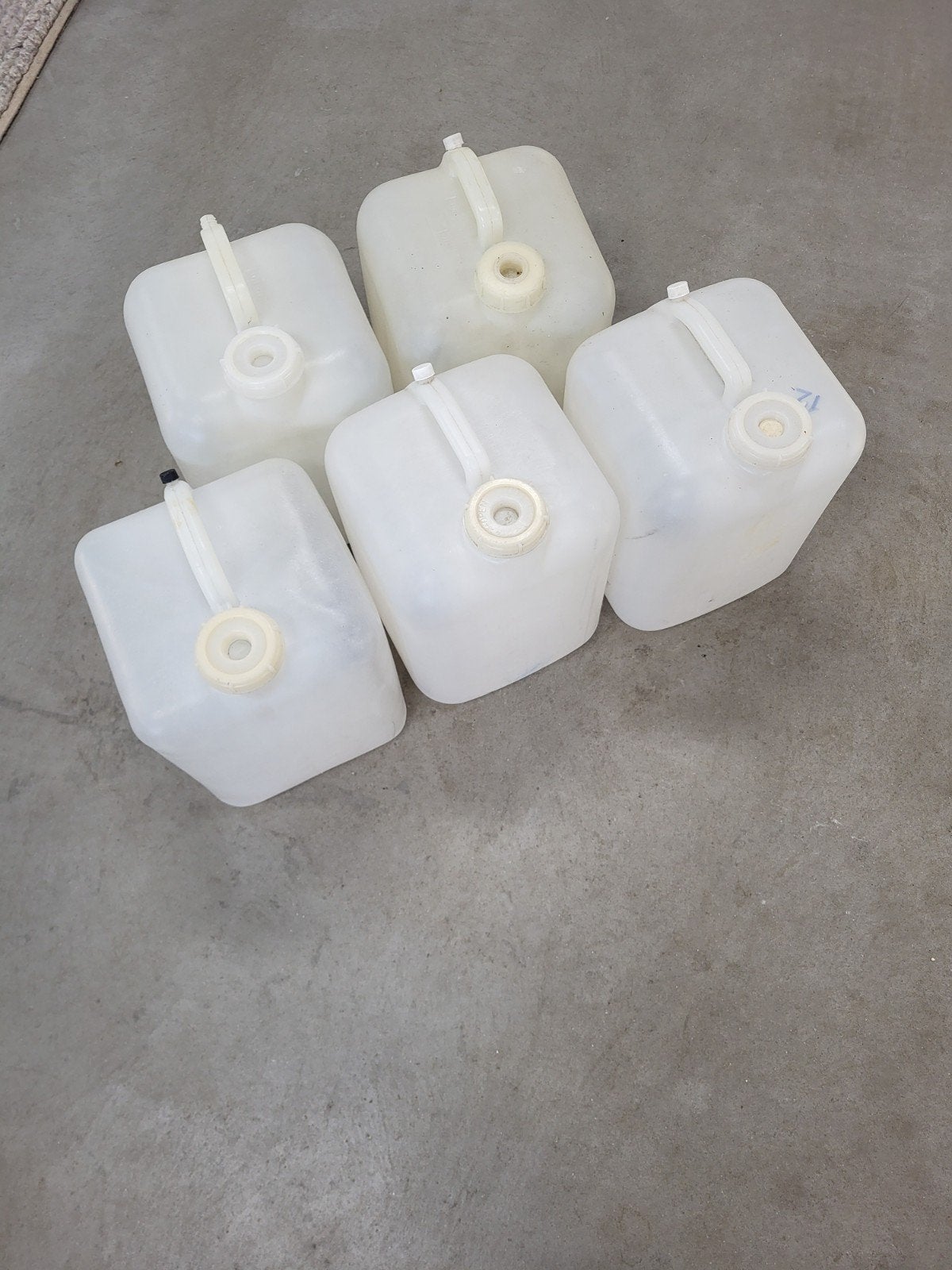 5x Jerrycan 10L - Waterkan - Opslagkan, Ophalen of Verzenden, Gebruikt