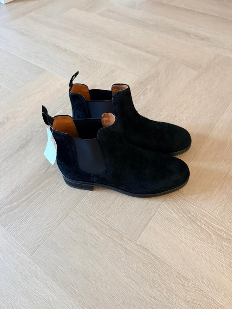 Polo Ralph Lauren Bryson Suède Chelsea Boots – Maat 43, Zwart, Boots, Nieuw, Ophalen of Verzenden