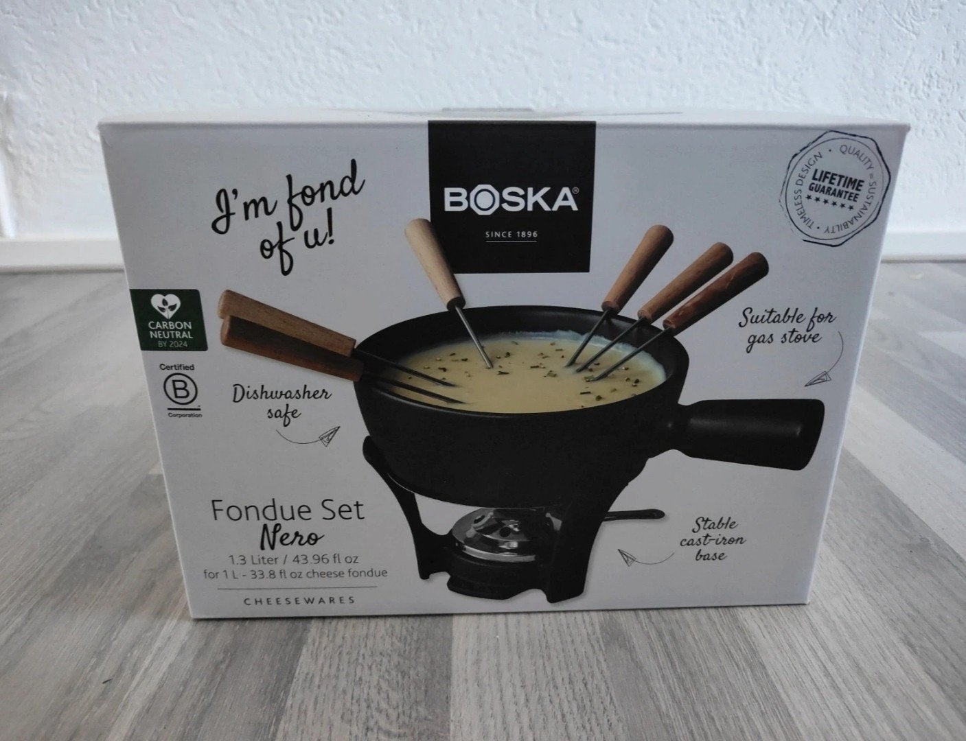 boska fondueset, Witgoed en Apparatuur, Fonduesets, Verzenden, Nieuw, Brander, Fondueset