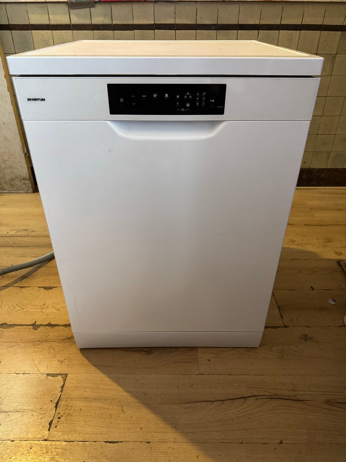 Inventum VW6008AW Vrijstaande Vaatwasser - Zo goed als nieuw, Witgoed en Apparatuur, Ophalen, 60 cm of meer, Eco programma, Zo goed als nieuw