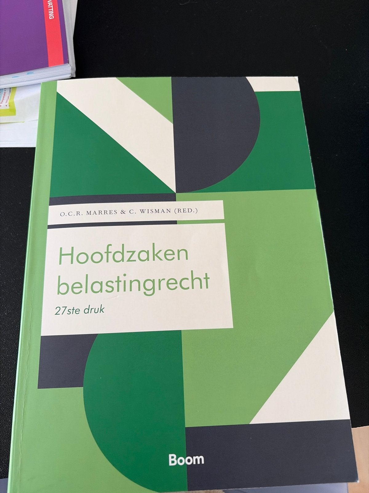 Hoofdzaken belastingrecht - 27ste druk, Ophalen of Verzenden, Gamma, Zo goed als nieuw, WO