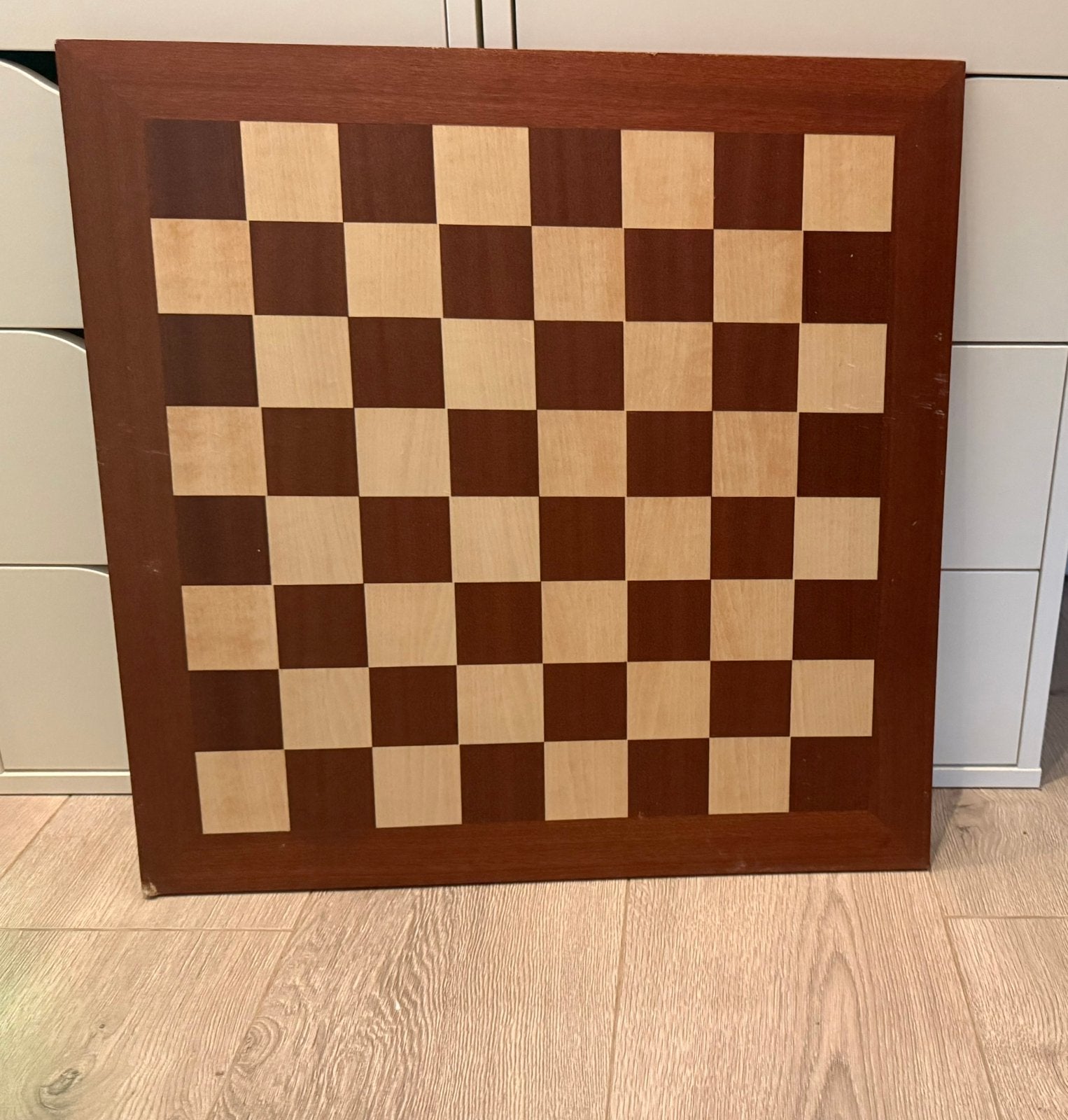 Houten schaakbord, Een of twee spelers, Ophalen, Nieuw