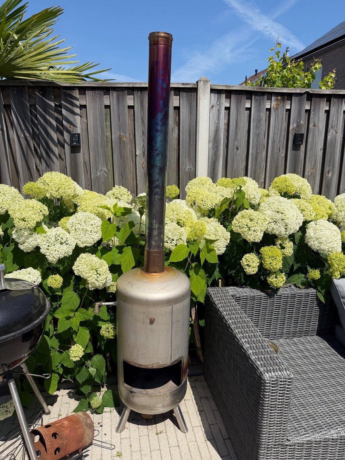 Zwembad kachel met spiraal 1 jaar oud, 120 cm of meer, Gebruikt, Overige typen, Rond