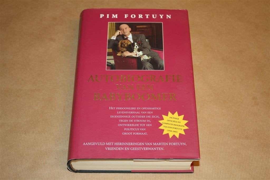 Pim Fortuyn. Autobiografie van een babyboomer., Ophalen of Verzenden, Gelezen, Nederland