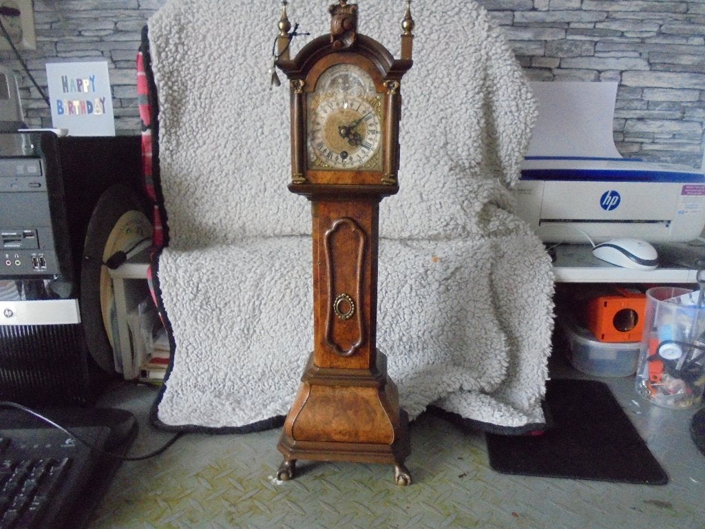 mooie engelse mini staandhorloge, Antiek en Kunst, Ophalen of Verzenden