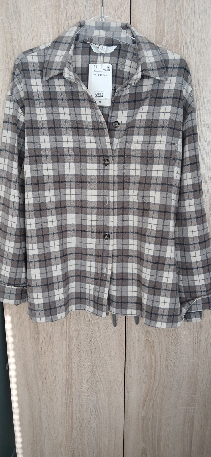 Nieuwe beig bruin geruite h&m blouse mt xs
Ruim vallend noo, Ophalen of Verzenden, Nieuw, Maat 34 (XS) of kleiner, Beige