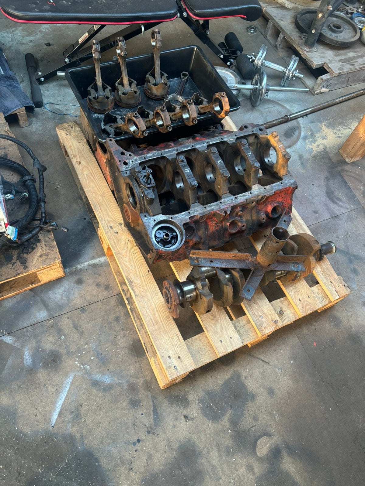 Chevrolet 454 voor revisie, Ophalen of Verzenden, Chevrolet