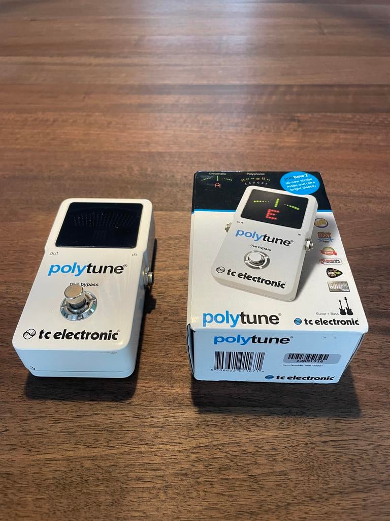 TC Electronic PolyTune 2 - Gitaar/Bas Tuner Pedaal, Muziek en Instrumenten, Effecten, Ophalen of Verzenden, Zo goed als nieuw