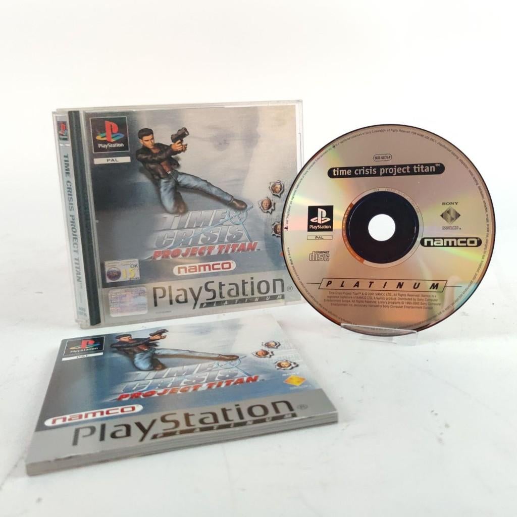 Time crisis project titan ps1 compleet || Nu voor € 14.99, Spelcomputers en Games, Gebruikt, Vanaf 18 jaar, Shooter, 1 speler