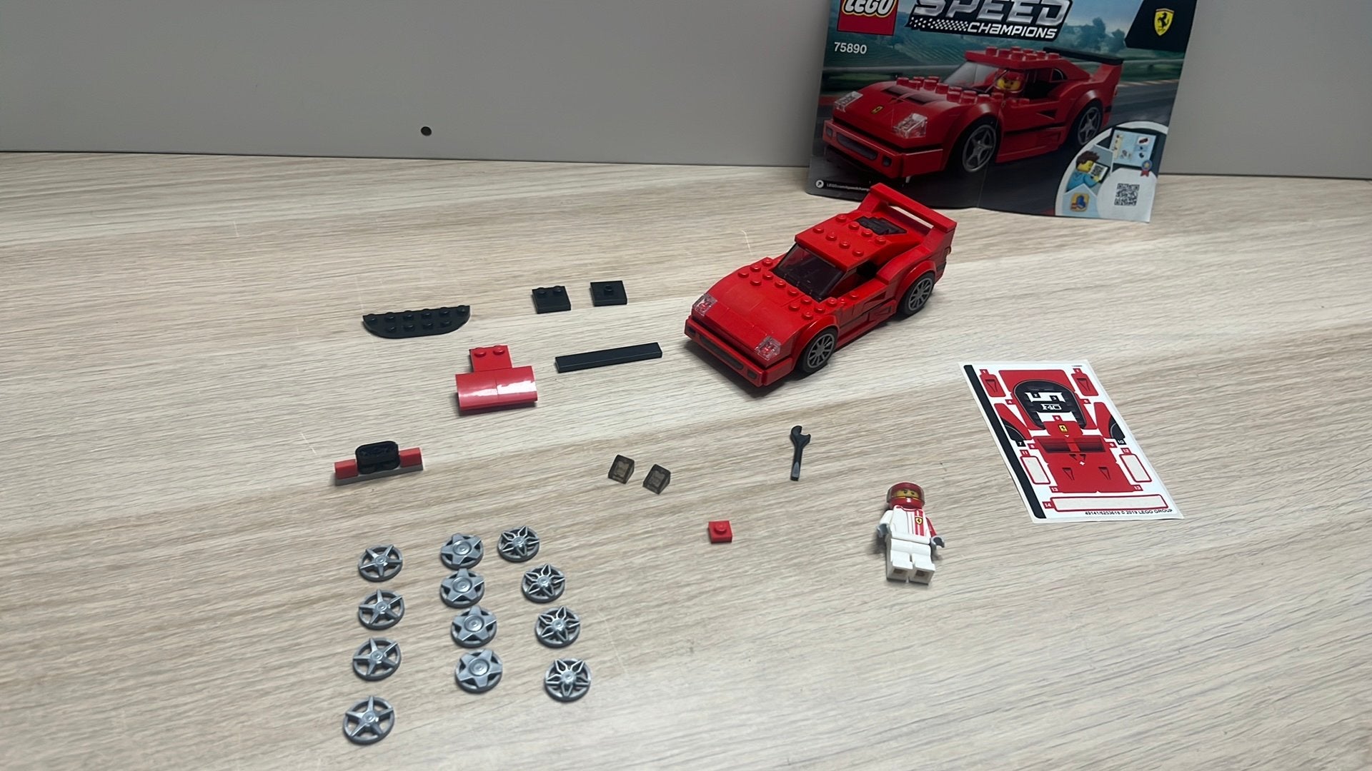 Lego speed CHAMPIONS 75890 Ferrari F40 Competizione, Kinderen en Baby's, Gebruikt, Lego, Speed Champions, Ophalen of Verzenden
