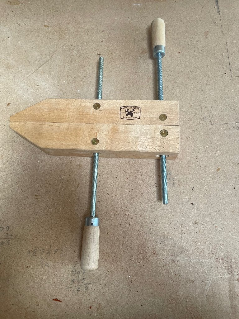 Parallelklem Dubuque 14" Houten bek lijmklem, de originele, Antiek en Kunst, Ophalen