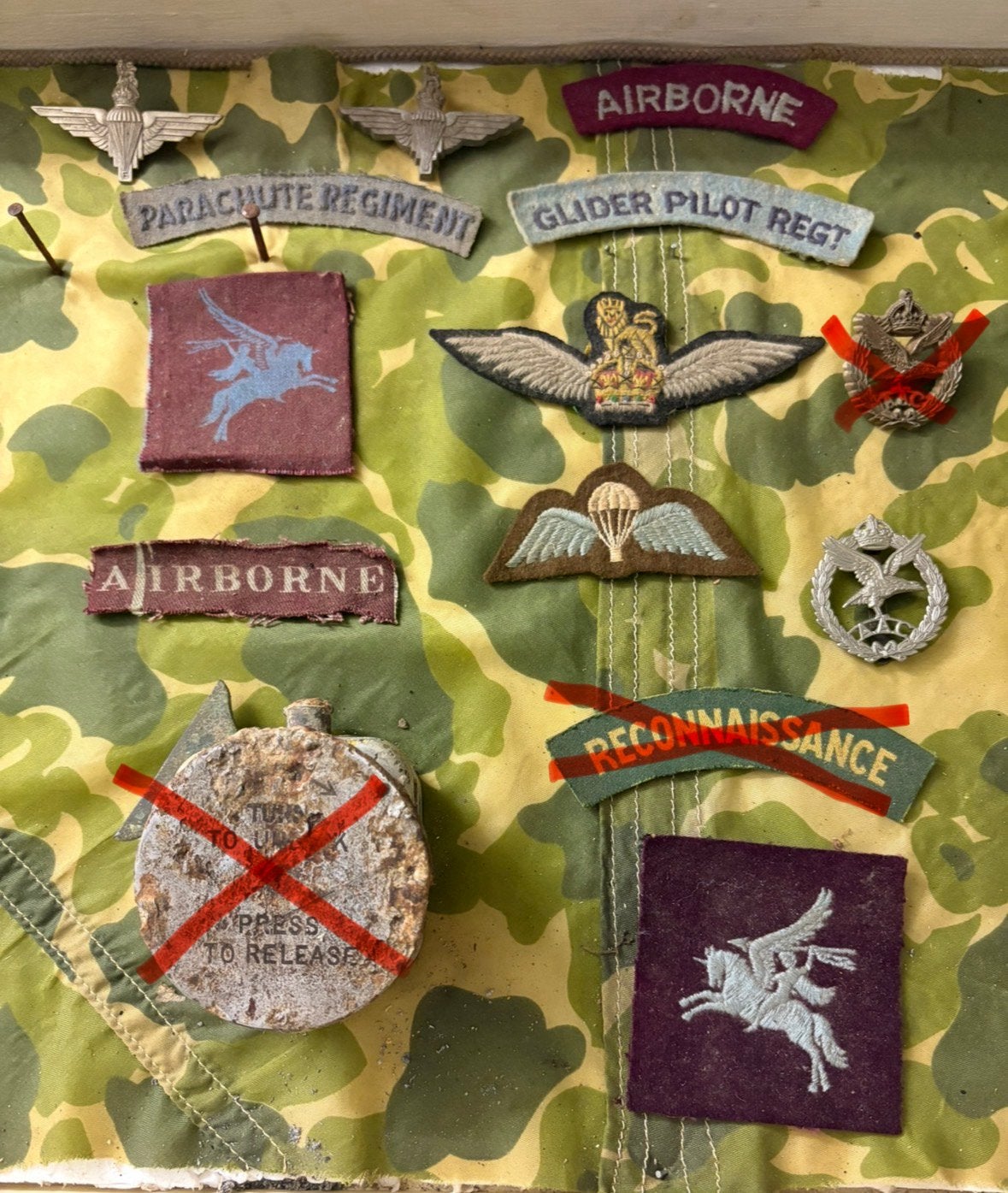 Britse Airborne emblemen, Ophalen of Verzenden, Engeland, Embleem of Badge