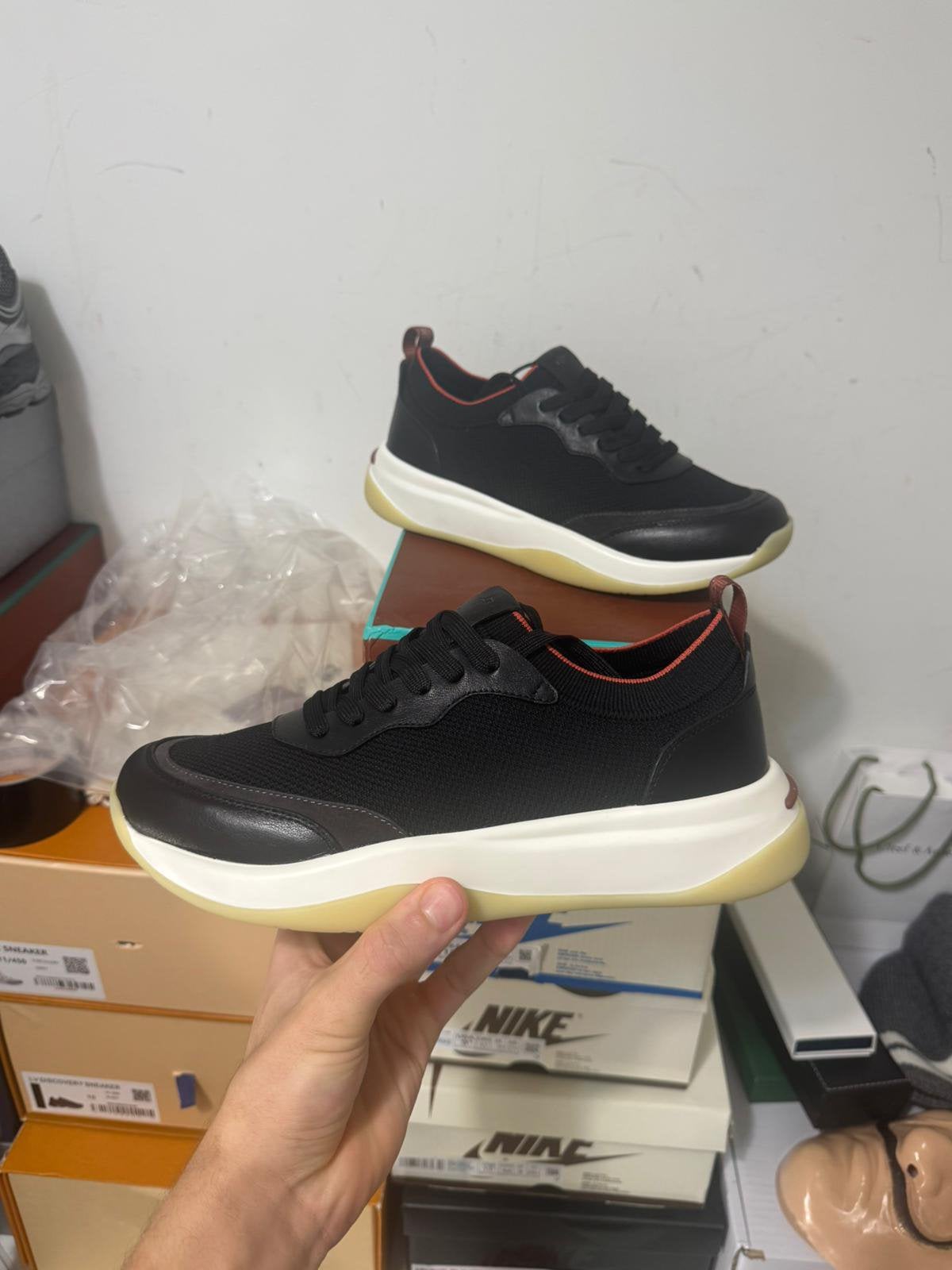 Loro Piana 410 LP Walk Sneaker zwart, Ophalen of Verzenden, Nieuw