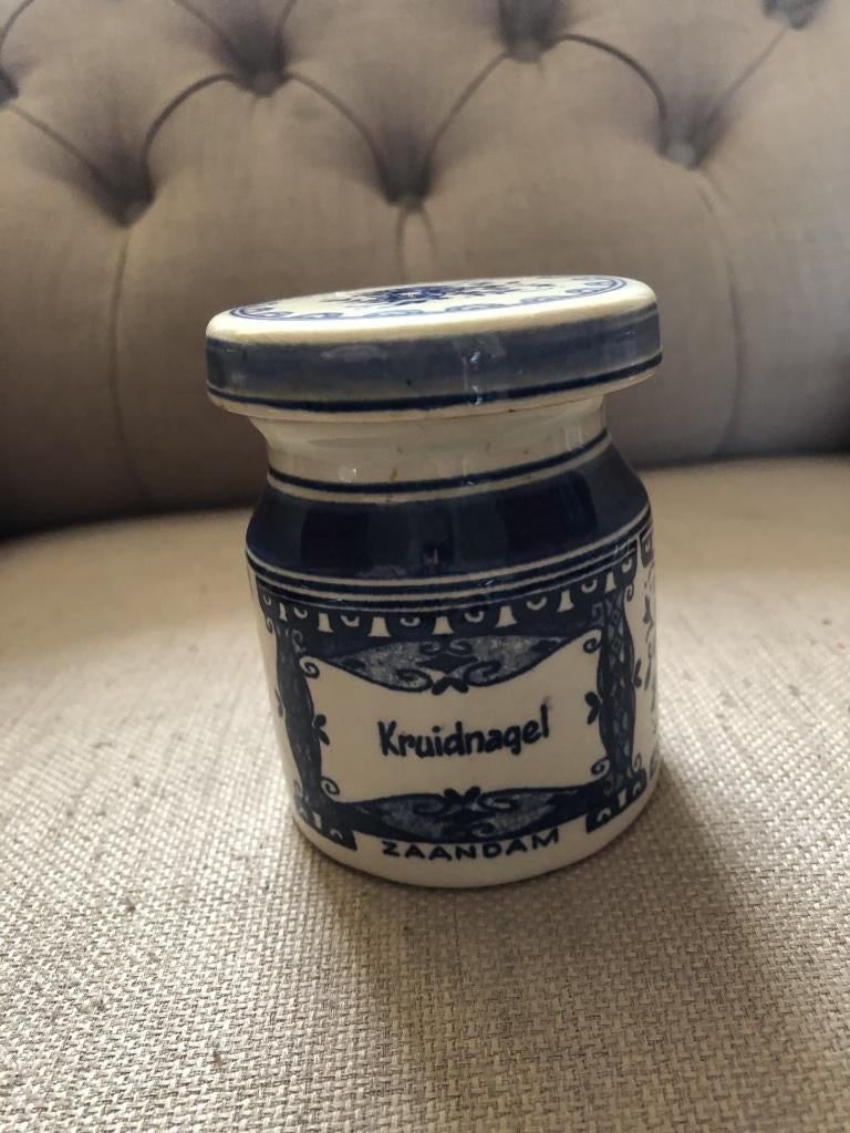 2) defts kruidenpotje kruidnagel,, Antiek en Kunst, Curiosa en Brocante, Ophalen of Verzenden