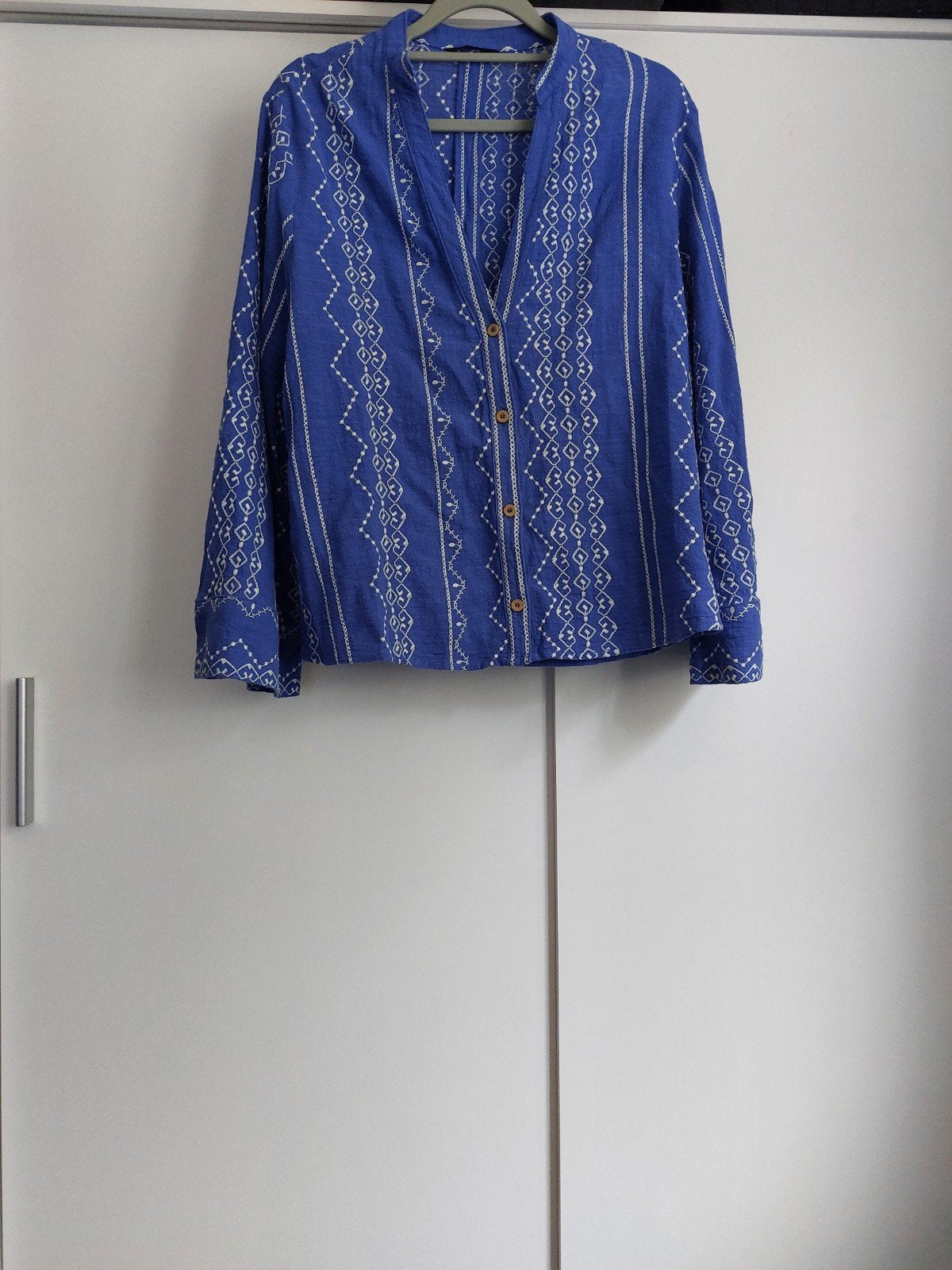 Zara blouse maat M nieuw, Maat 38/40 (M), Blauw, Zara, Nieuw