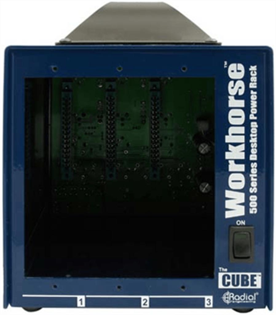 Radial Cube Workhorse desktop rack voor 500-serie 3 slots, ., Overige typen, Nieuw, Ophalen of Verzenden
