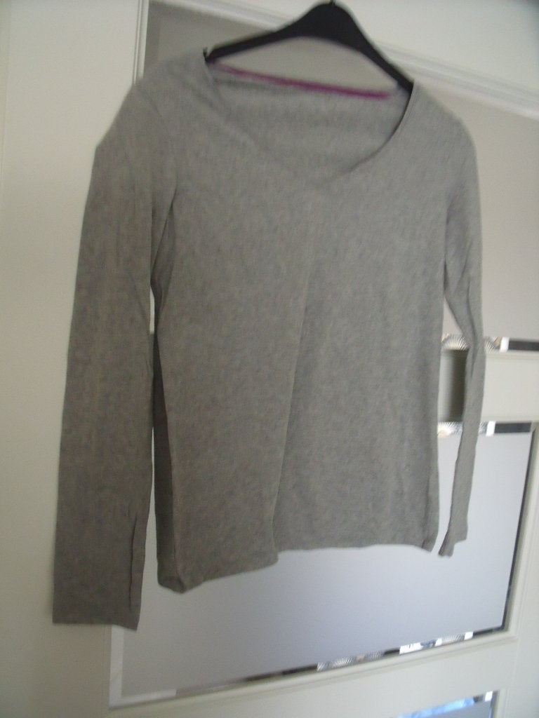 Truitje, lange mouw, merk: Kiabi, kleur grijs, maat M i.p.s., Kleding | Dames, Maat 38/40 (M), Ophalen of Verzenden, Zo goed als nieuw