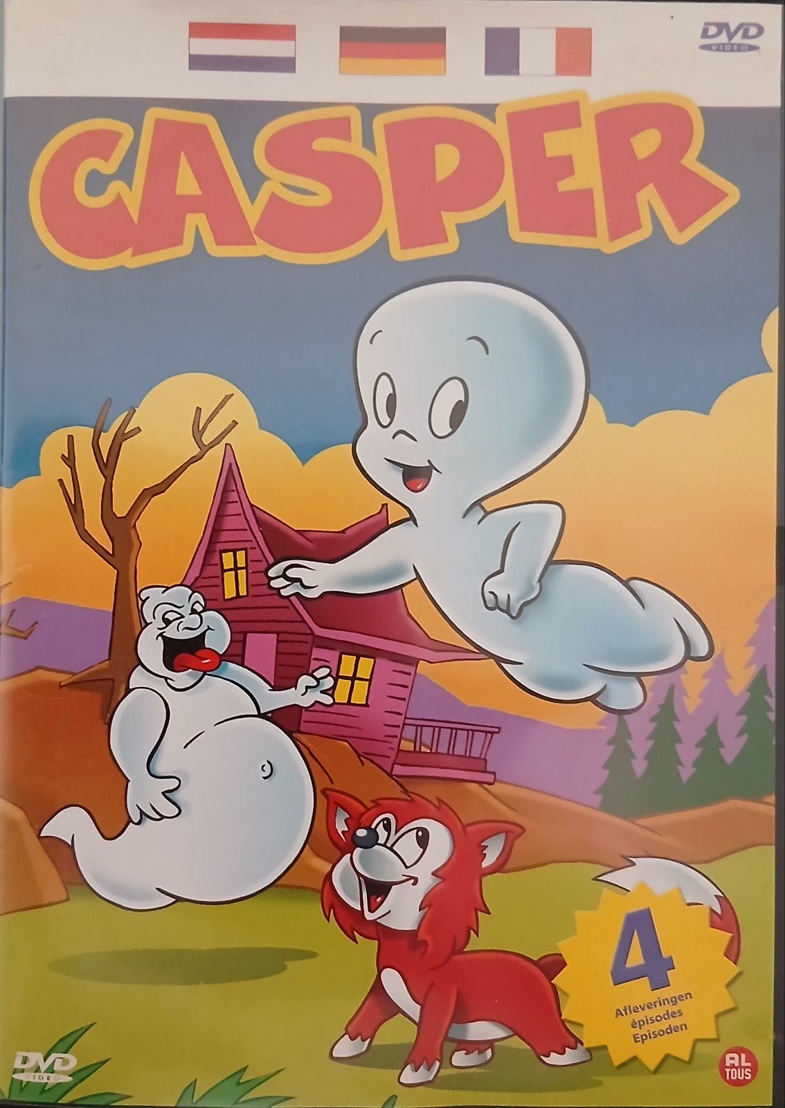 kinder dvd.s 4 stuks zie foto.pakket 313, Alle leeftijden, Ophalen of Verzenden, Zo goed als nieuw, Europees