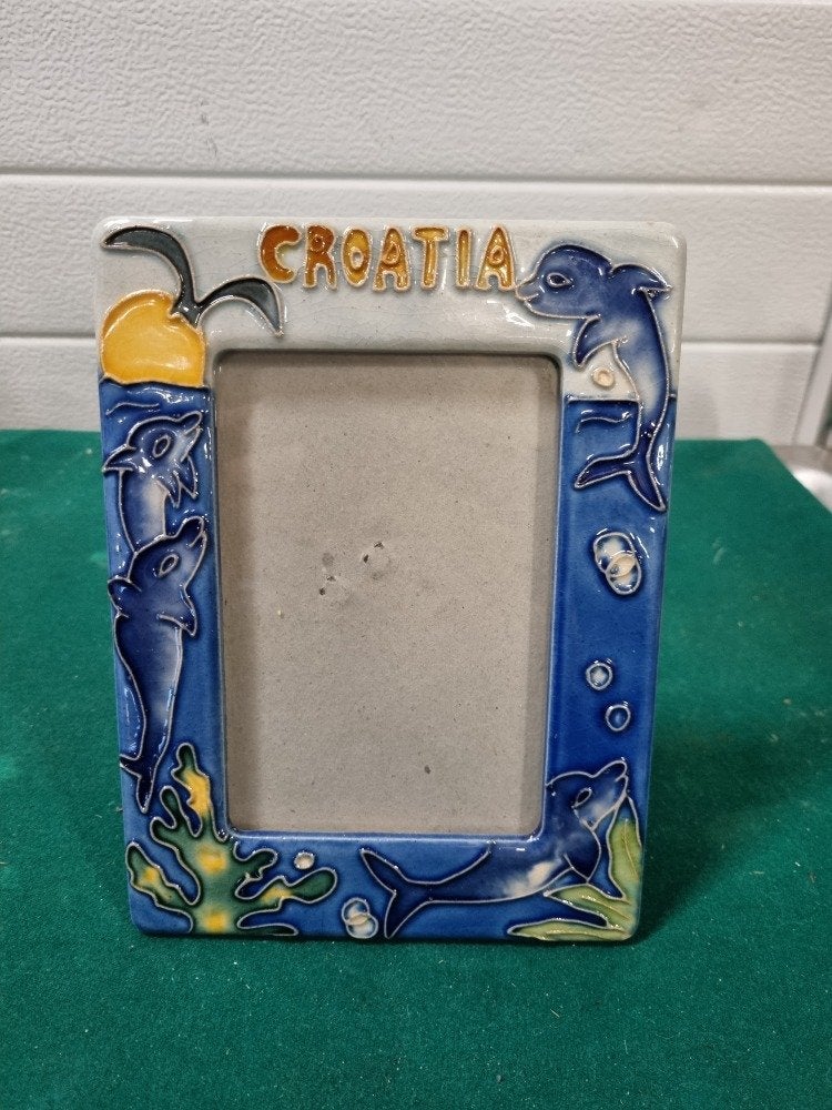 fotolijst croatia porselein, Ophalen of Verzenden, 'T Olde Gre-j, Info@toldegrej.nl, Endepoelstraat 20f Didam