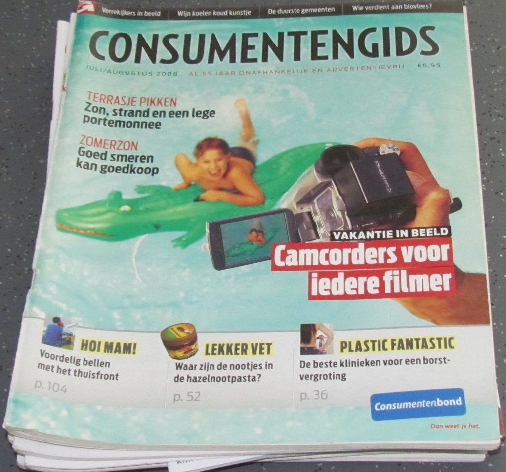 Consumentengids, Ophalen of Verzenden, Gelezen, Overige typen