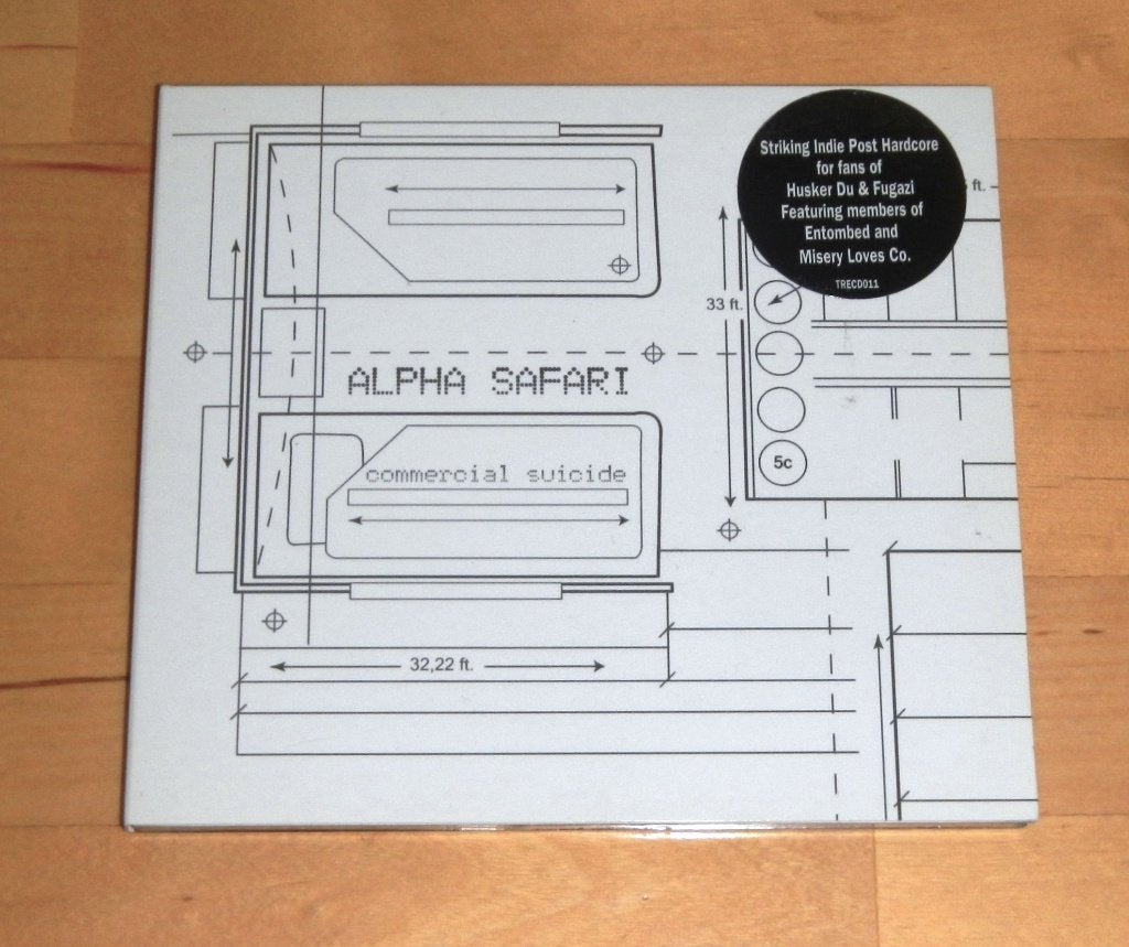 cd - Alpha Safari - Commercial Suicide, Cd's en Dvd's, Verzenden, Zo goed als nieuw, Alternative Rock, Album