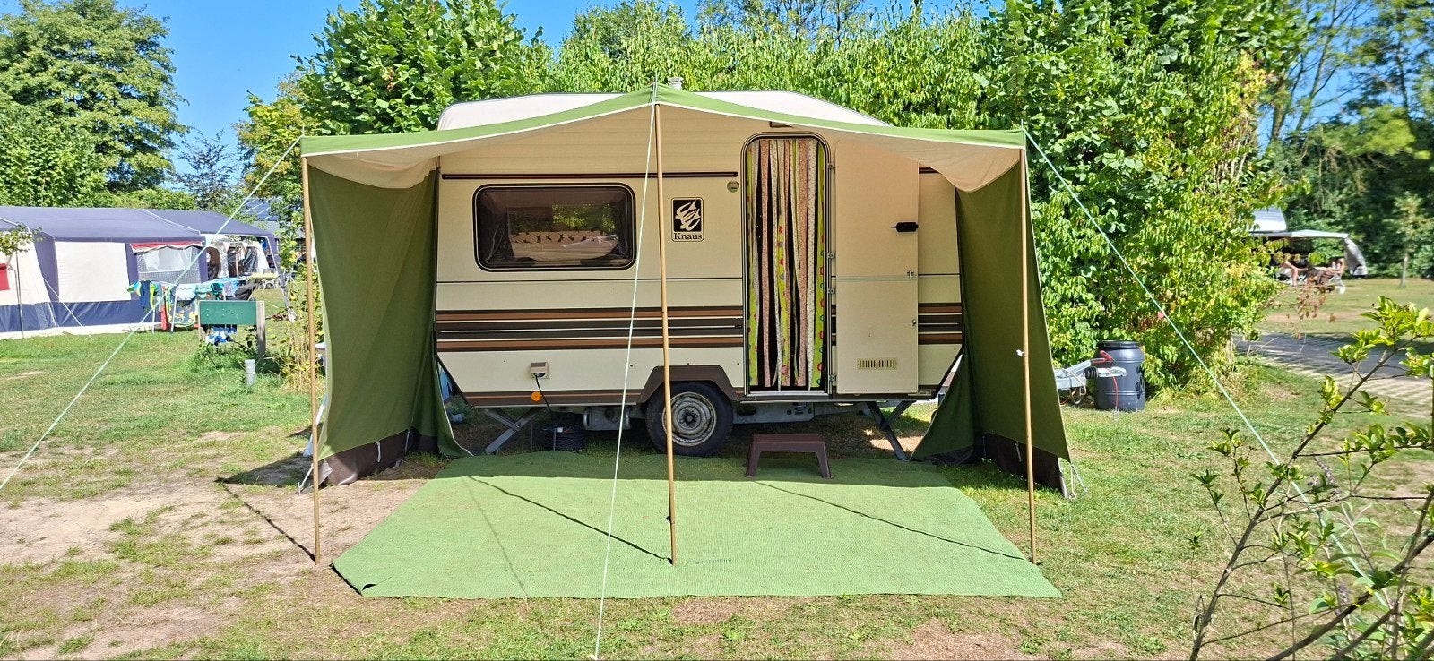 knaus sudwind 8101 1983 retro caravan oldtimer vintage, Caravans en Kamperen, Rondzit, Particulier, Luifel, Knaus