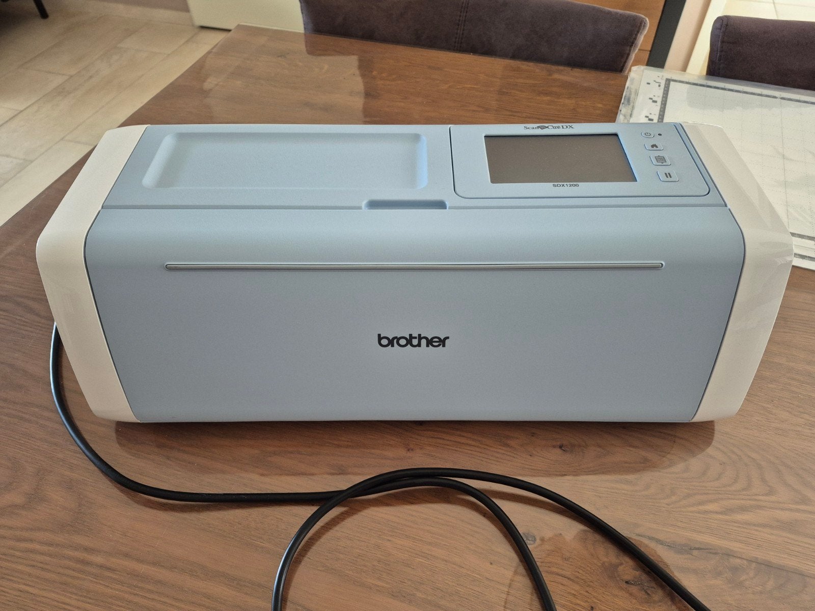 Brother ScanNCut DX SDX 1200 – Zo goed als nieuw!, Ophalen, Zo goed als nieuw, Machine, Blauw