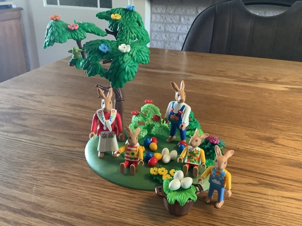 PLAYMOBIL PAASHAAS FAMILIE, Kinderen en Baby's, Ophalen of Verzenden, Gebruikt