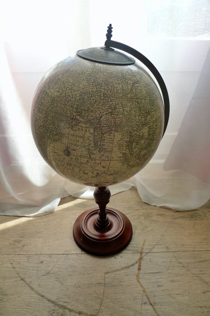 Grote wereldbol bol (stijl Hondius/Blaeu), Ophalen of Verzenden
