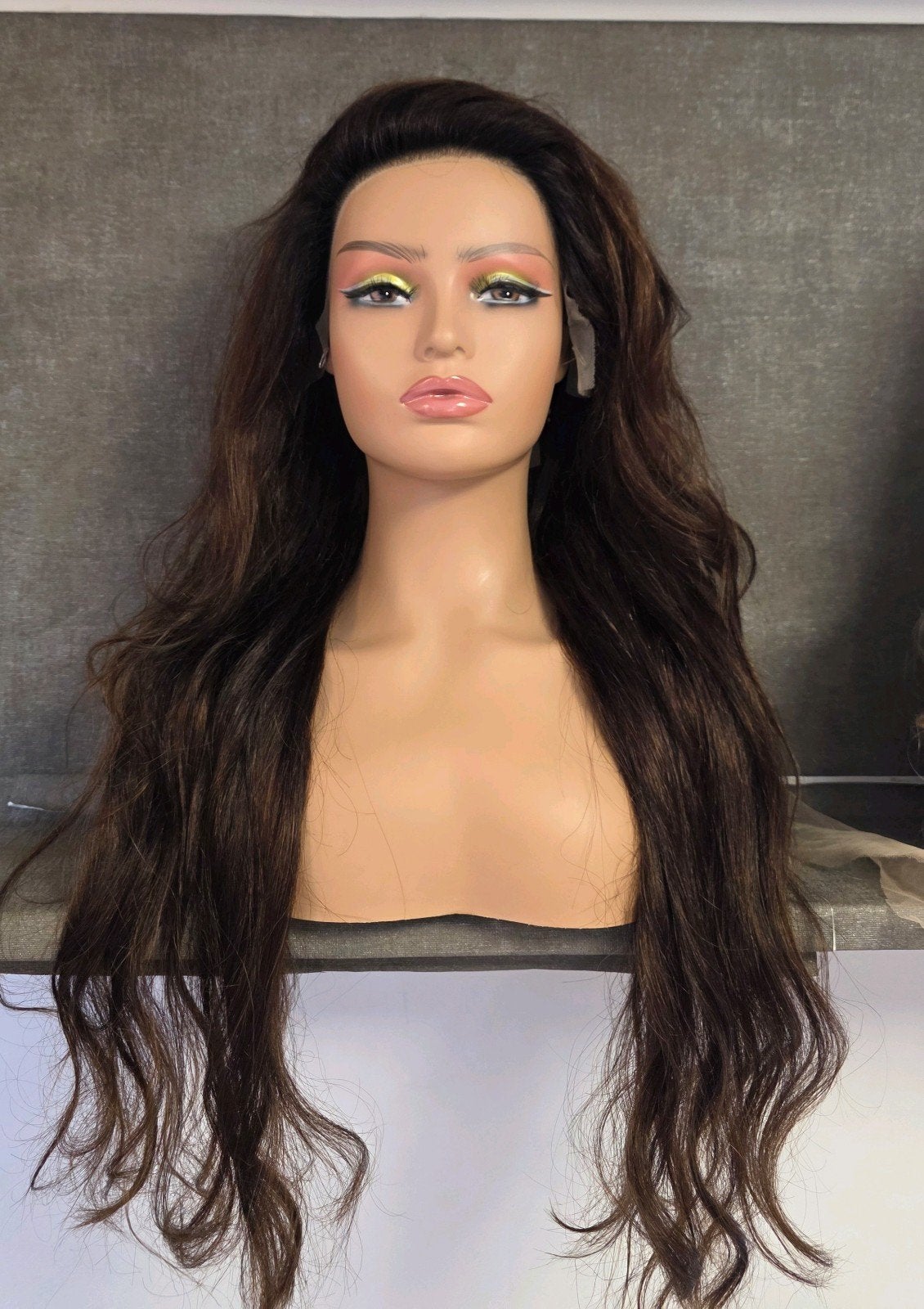 lace wig echt haar, Ophalen of Verzenden, Nieuw, Pruik of Haarverlenging