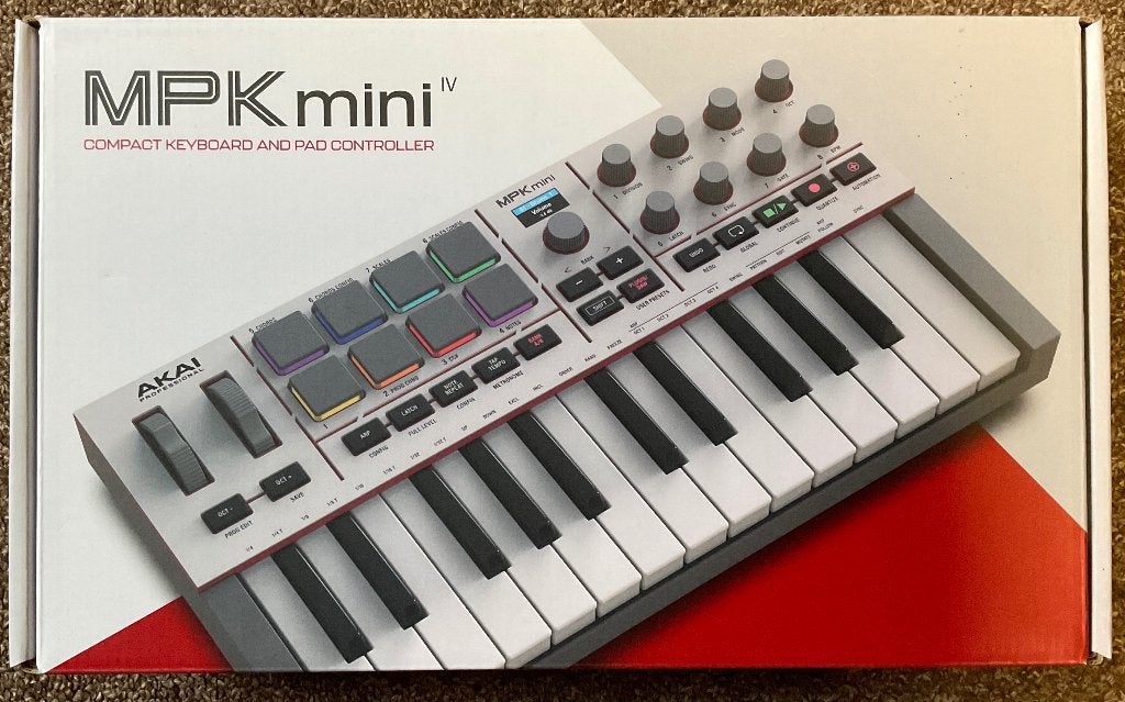Akai Mini MPK mk 4, Ophalen of Verzenden, Zo goed als nieuw