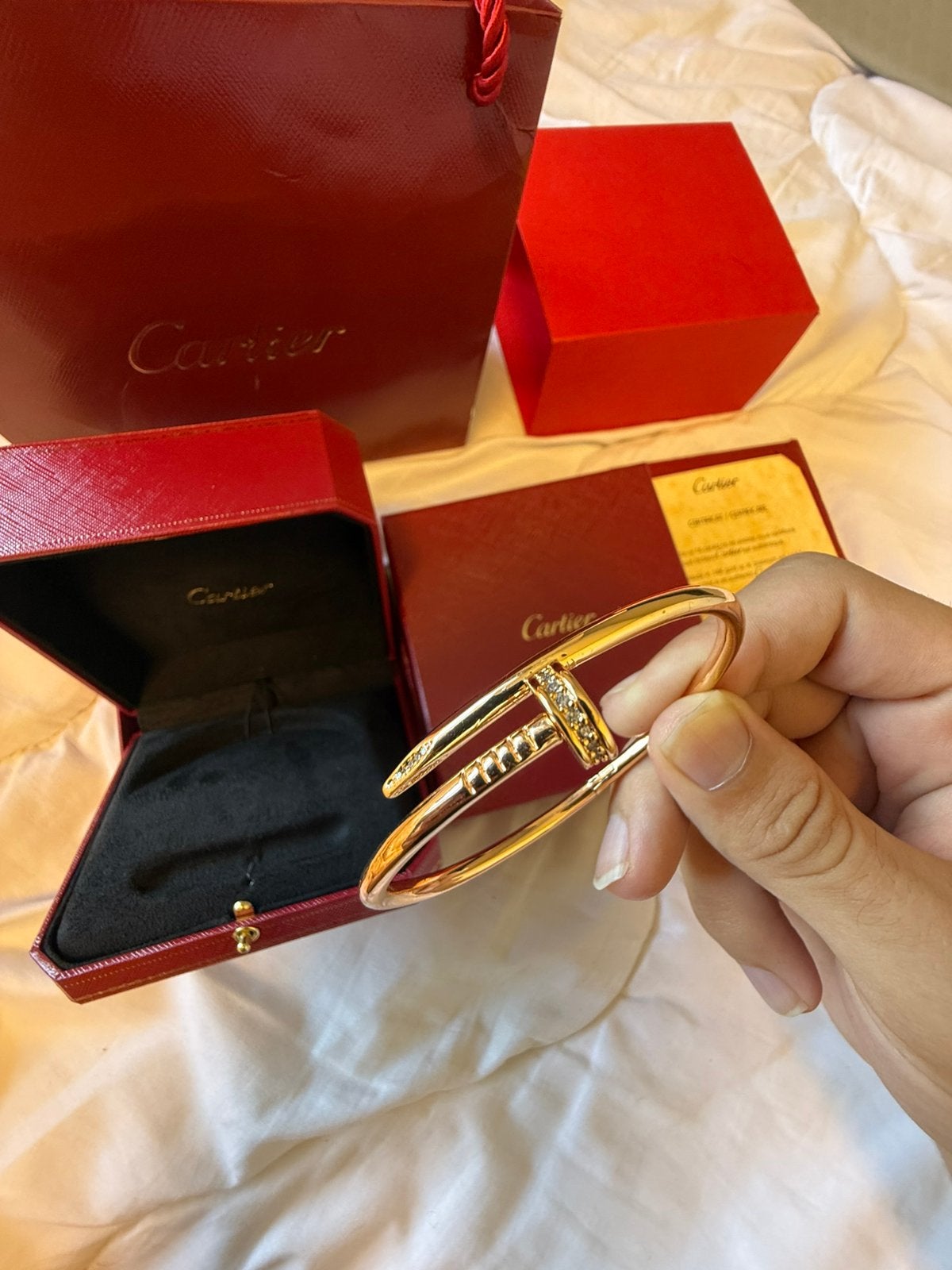 Armband Cartier, Sieraden, Tassen en Uiterlijk, Ophalen of Verzenden, Zo goed als nieuw, Goud