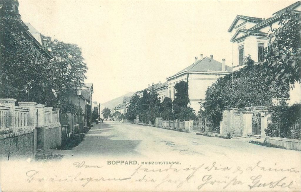 379-139-013 Boppard Mainzerstrasse, Verzamelen, Verzenden, Voor 1920, Duitsland