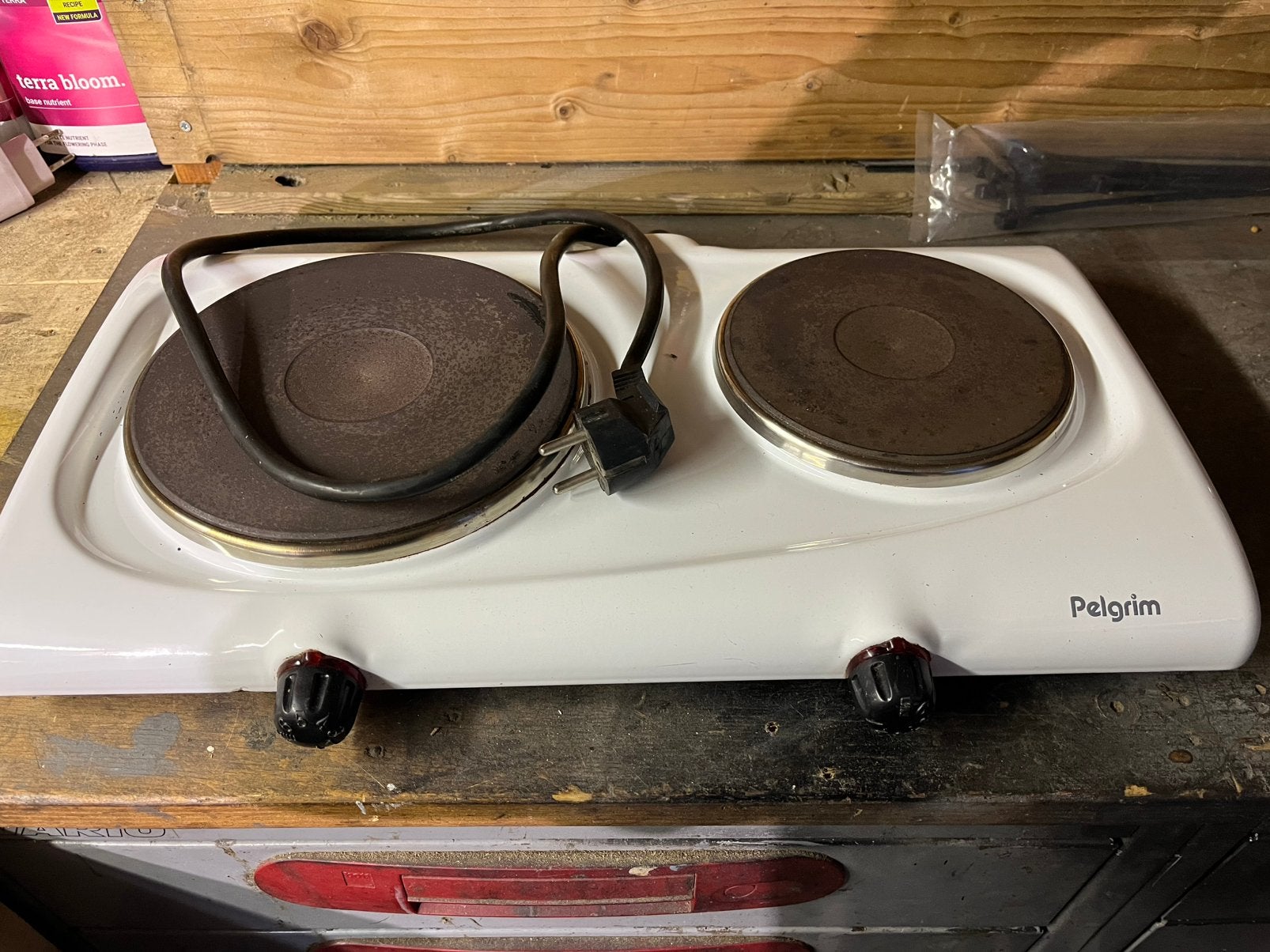 Pelgrim elektrische kookplaat, Witgoed en Apparatuur, Kookplaten, Ophalen, Gebruikt, 3 kookzones of minder, Vrijstaand