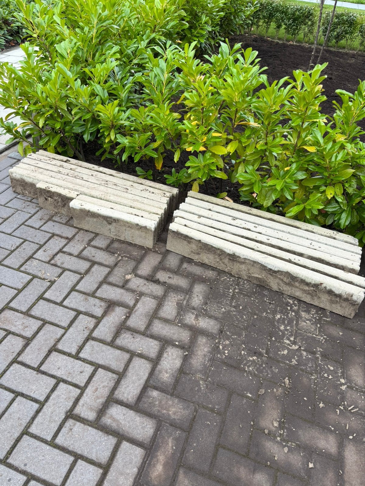 DIT WEEKEND Stoepbanden/ opsluitbanden, Tuin en Terras, Ophalen, Overige typen, Zo goed als nieuw, Minder dan 5 m²
