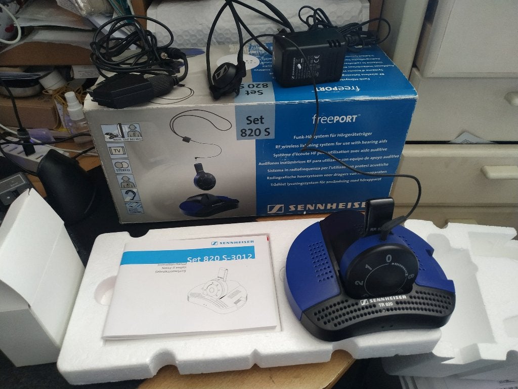 Sennheiser SET820-S RF draadloos hoortoestellen TV Stereo