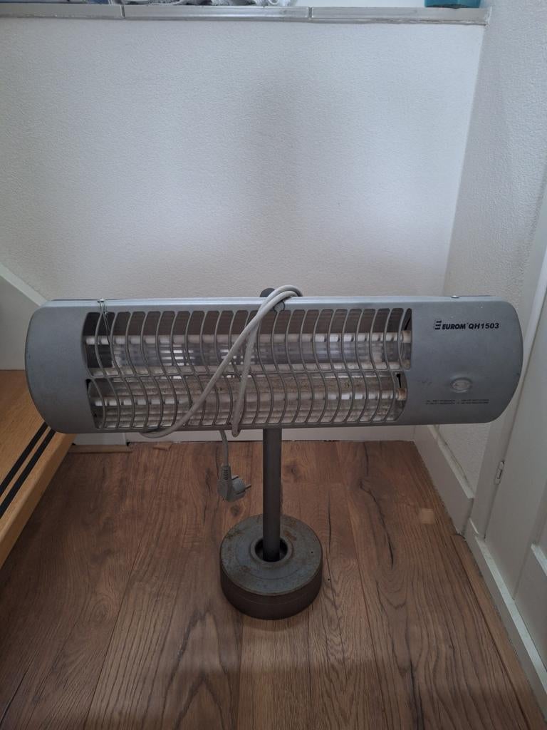 Eurom QH1503 Heater - Zo goed als nieuw, 30 tot 80 cm, Kachel, Ophalen of Verzenden, Zo goed als nieuw