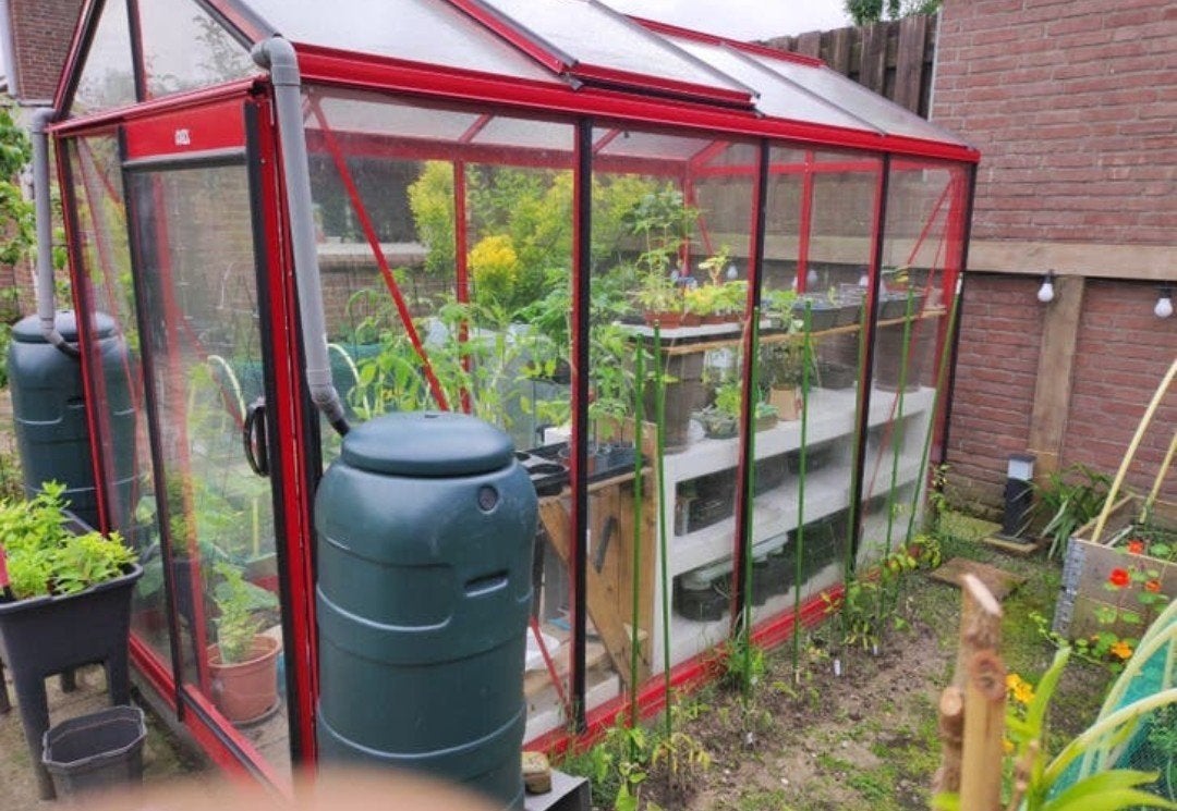 Tuinkas/ plantenkas/kweekkas, Ophalen, Glas, Aluminium