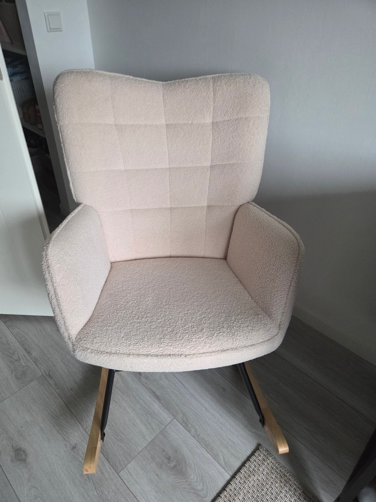 Mooie teddy schommelstoel, Ophalen, Gebruikt, Overige kleuren, Stof