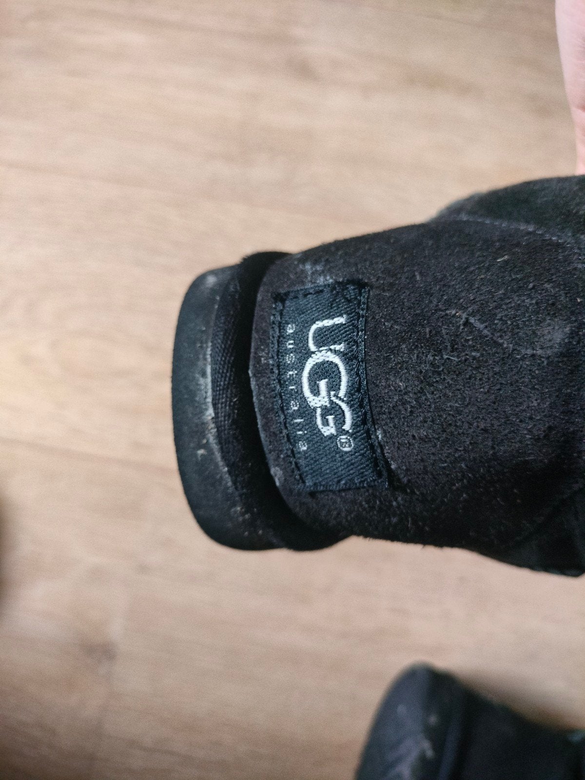 Ugg Australia zwart gevoerde hoge laarzen, boots, leer, wol, Ophalen of Verzenden, Zo goed als nieuw, Zwart, Hoge laarzen