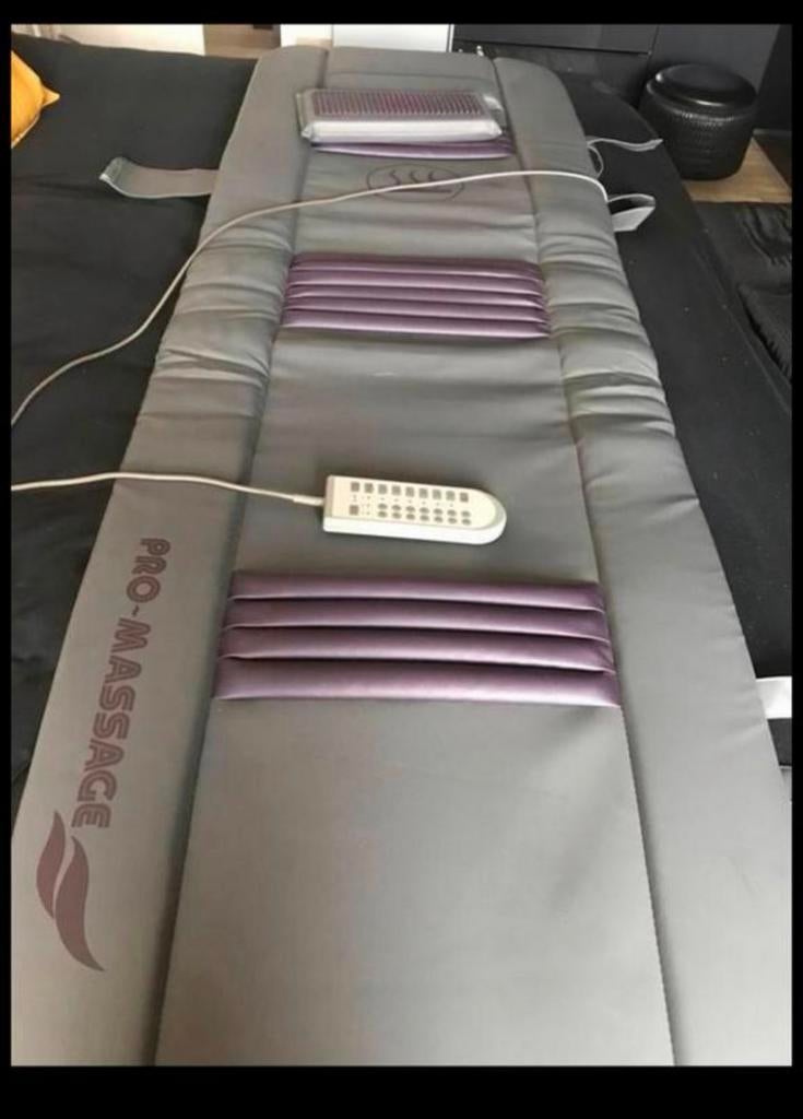 Pro-Massage Massagemat met Afstandsbediening, Ophalen of Verzenden, Zo goed als nieuw, Massagestoel of Kussen