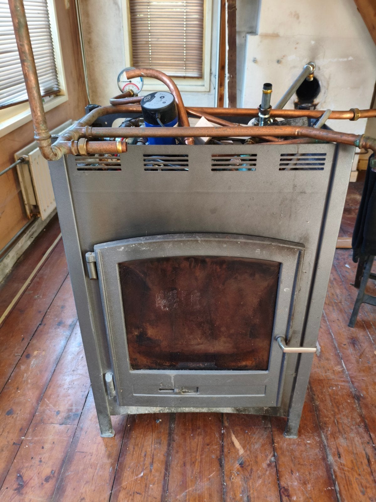 cv houtkachel, Huis en Inrichting, Kachels, Ophalen, Hout, Houtkachel