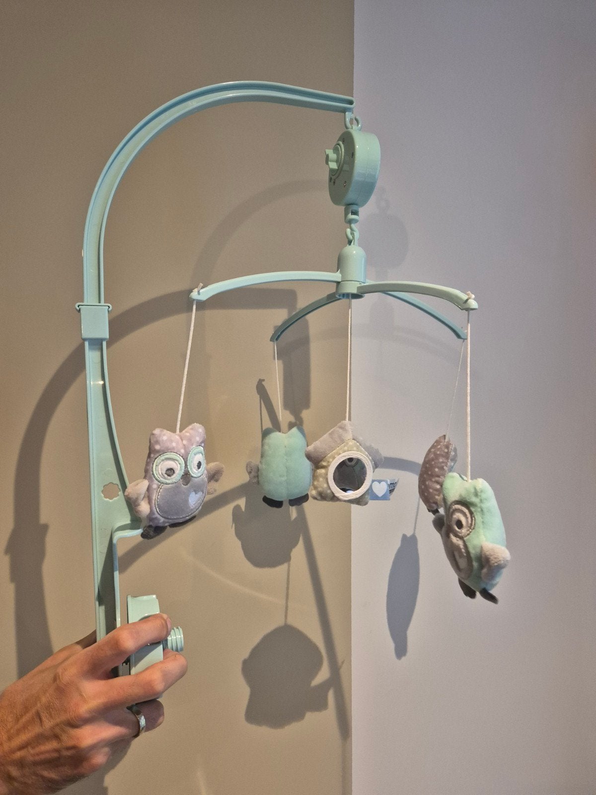 Tiamo Muziekmobiel met Uiltjes - Zo goed als nieuw, Ophalen, Zo goed als nieuw, Mobiel, Met geluid