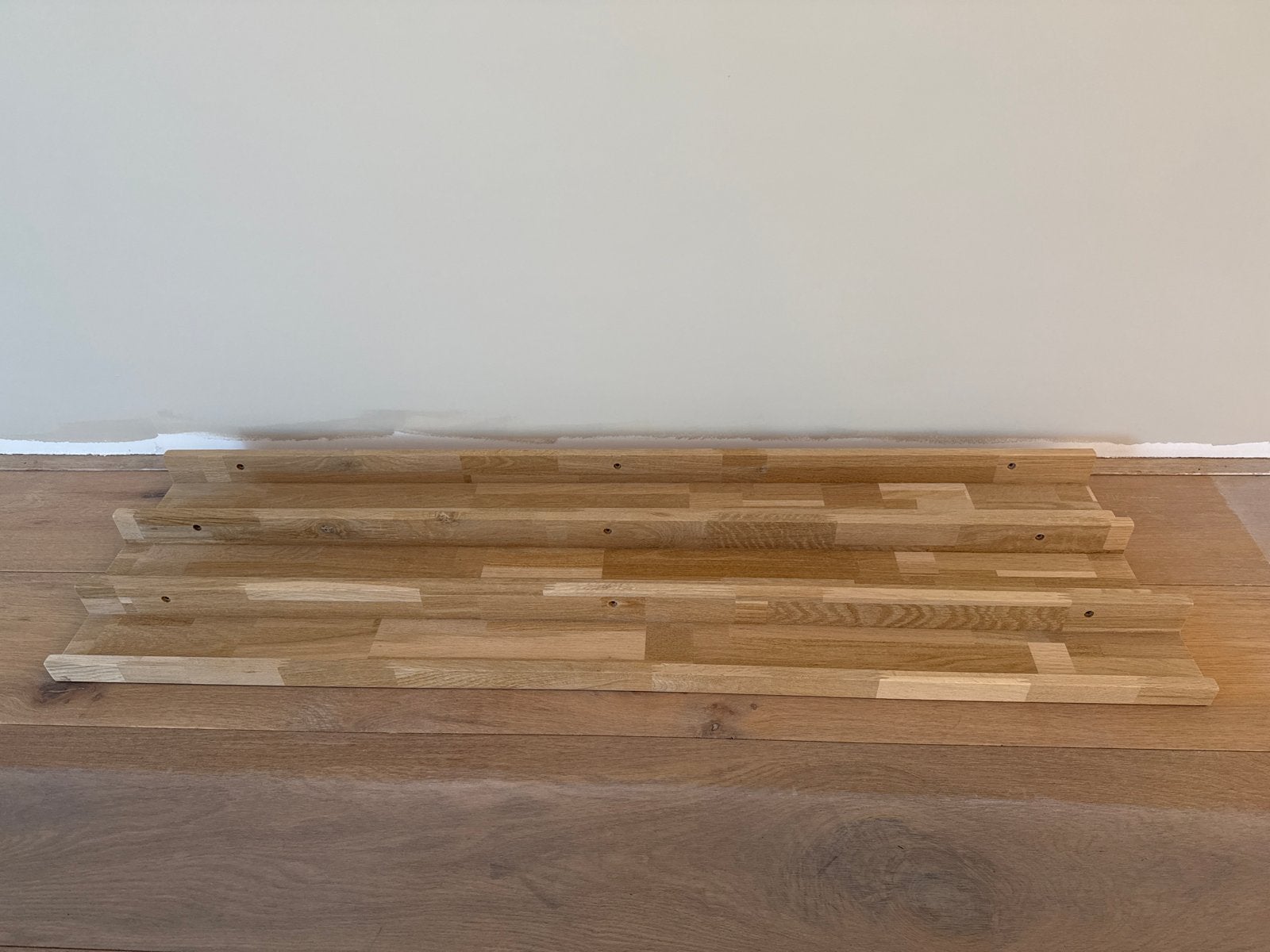 Houten wandplank / boekenplank (3 stuks), Ophalen, Zo goed als nieuw