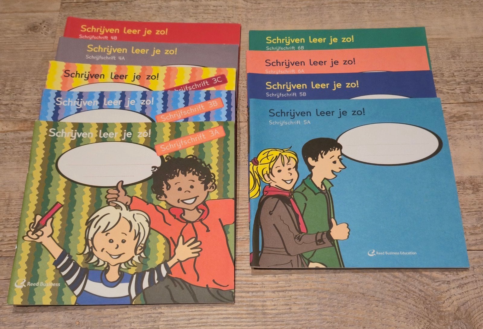 Schrijfschriften set 'Schrijven leer je zo!' (blokschrift), Ophalen of Verzenden, Zo goed als nieuw, Reed Business Education, Nederlands